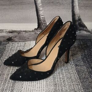 G.I.L.I. Black Patent Leather Stiletto Heels